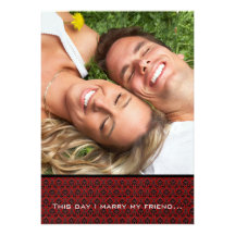 Votre mariage de photo m'invitent marient mon Ami- Cartons D'invitation