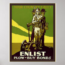 Votre pays appelle le ~ la guerre mondiale vintage posters