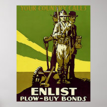Votre pays appelle le ~ la guerre mondiale vintage poster