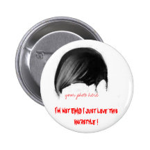 votre photo ici, je ne suis pas amour d'EMO I just Badges