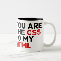 Votre sont le CSS à mon HTML Mug