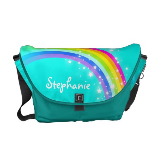 "votre vert bleu" d'aqua nommé d'arc-en-ciel badin sacoche