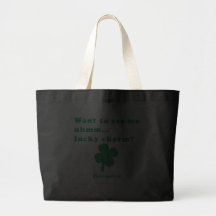 Voulez me voir charme chanceux d'uhmm… ? sac