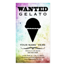 voulu : gelato cartes de visite professionnelles