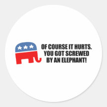 Vous avez obtenu vissés par un éléphant autocollants