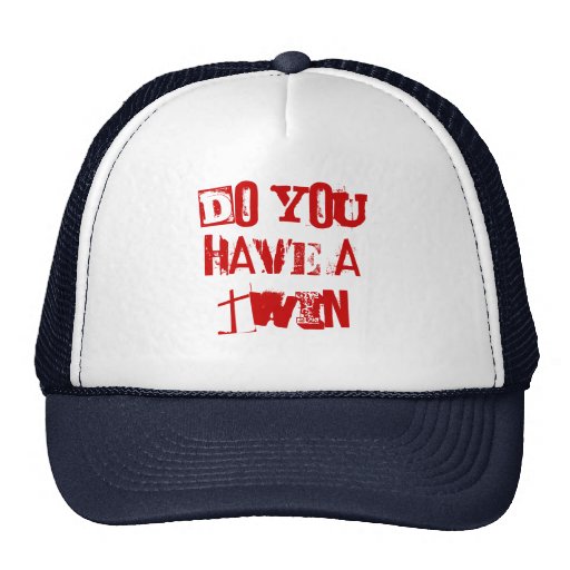 Vous avez un jumeau casquettes de camionneur