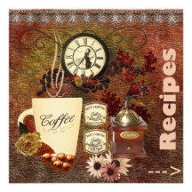 VOUS CARTE DE RECETTE FAIRE-PART PERSONNALISABLES