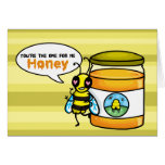 Vous celui pour moi carte d'abeille de miel