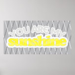 "Vous êtes art typographique de mon soleil" Posters