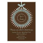 Vous êtes invitation invitée de fête de Noël d'orn