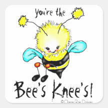 Vous êtes le genou de l'abeille autocollants