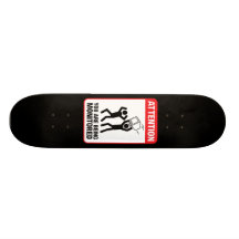 Vous êtes surveillés - humour de bureau plateaux de skateboards