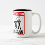 Vous êtes surveillés - humour de bureau tasse à café