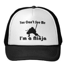 Vous ne pouvez pas me voir drôle casquette de camionneur
