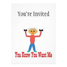 Vous savez que vous me voulez invitations personnalisables