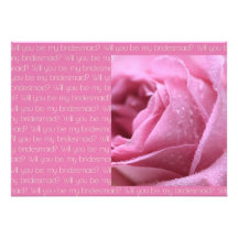Vous serez mon rose de taupe de rose de demoiselle faire-part
