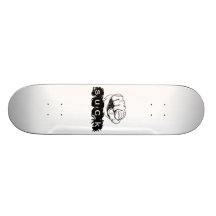 Vous sucez l'indication par les doigts plateaux de skateboards customisés