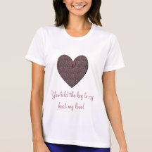 Vous tenez la clé sur mon coeur mon amour ! Chemis T-shirt