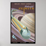 Voyage à Saturn Affiche