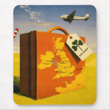 Voyage au tapis de souris d'affiche de l'Irlande