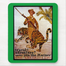 Voyage ? Aventure ? Joignez les marines ! Tapis De Souris