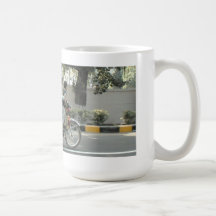 Voyage de famille - la manière dure ! tasse à café