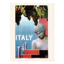 Voyage italien de l'Italie des années 1930 vintage Carte Postale