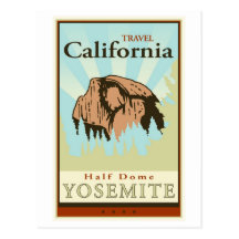 Voyage la Californie Carte Postale