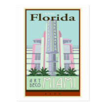 Voyage la Floride Carte Postale