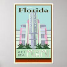 Voyage la Floride Posters