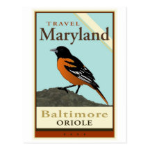 Voyage le Maryland Carte Postale