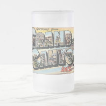Voyage vintage de canyon grand tasse à café