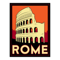 voyage vintage de l'Europe de Colisé de Rome Itali posters
