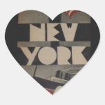 Voyage vintage de New York Autocollants