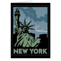 voyage vintage de New York Etats-Unis Etats-Unis r cartes