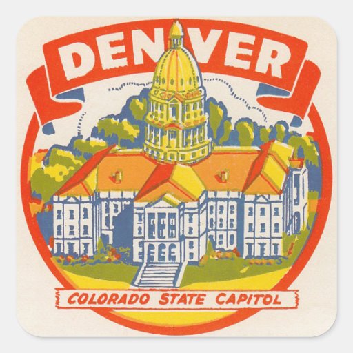 VOYAGE VINTAGE - DENVER ADHÉSIF