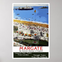 Voyage vintage, Margate Affiche