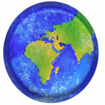 Voyagent le monde découpage en acrylique
