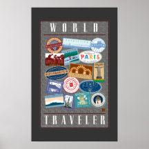 Voyageur-Affiche du monde