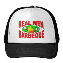 Vrai barbecue d'hommes. Conception drôle pour le r Casquette De Camionneur