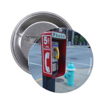 Vrai bouton d'usage de rue badges avec agrafe
