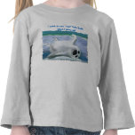 "Vrai" dessus d'enfants de phoques de harpé T-shirt