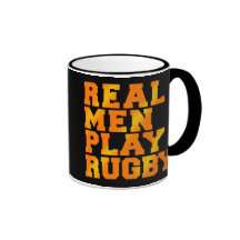 Vrai rugby de jeu d'hommes mugs à café