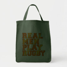 Vrai rugby de jeu d'hommes sac en toile