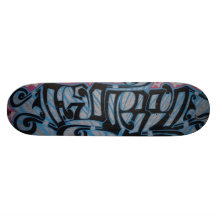 Vraies planches à roulettes de graffiti