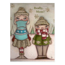 Vraiment, maman - cartes postales