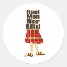 Vrais kilts de vêtements pour hommes autocollants