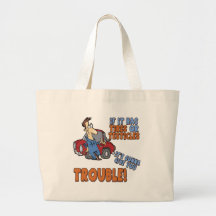Vrais T-shirts et cadeaux de problème pour elle Sacs En Toile