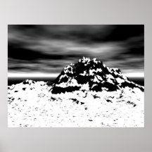 Vue 3 de montagne affiches