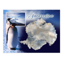 Vue aérienne de l'Antarctique Cartes Postales